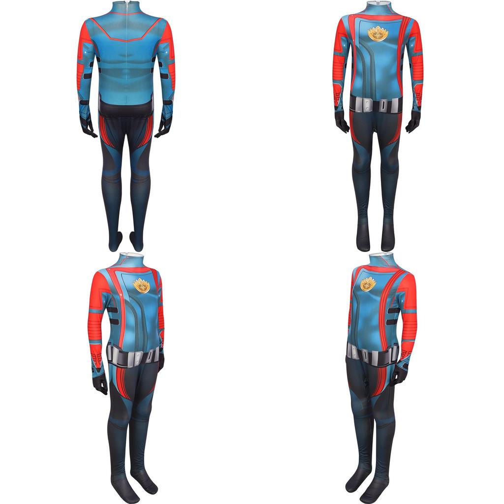 Костюм Звездного Лорда Mangguo Milky Silk Комбинезон Для Косплея И Хэллоуина, Вдохновленный Уличным Стилем