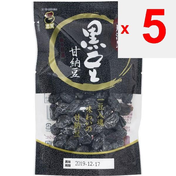 Shiga Shoten Domestic Tanbakuro black soybean amanatto Wagashi