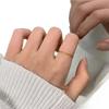 Stainless steel Ring for Women Simple Classic Style  Plating Seamless Fade Resistant Perfect for Daily Wear and Valentine's Day
