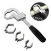 Adjustable Bath Wrench Multifunctional Universal Aluminium Alloy Open End Spanner Water Pipe Wrench Bathroom Repair Tool