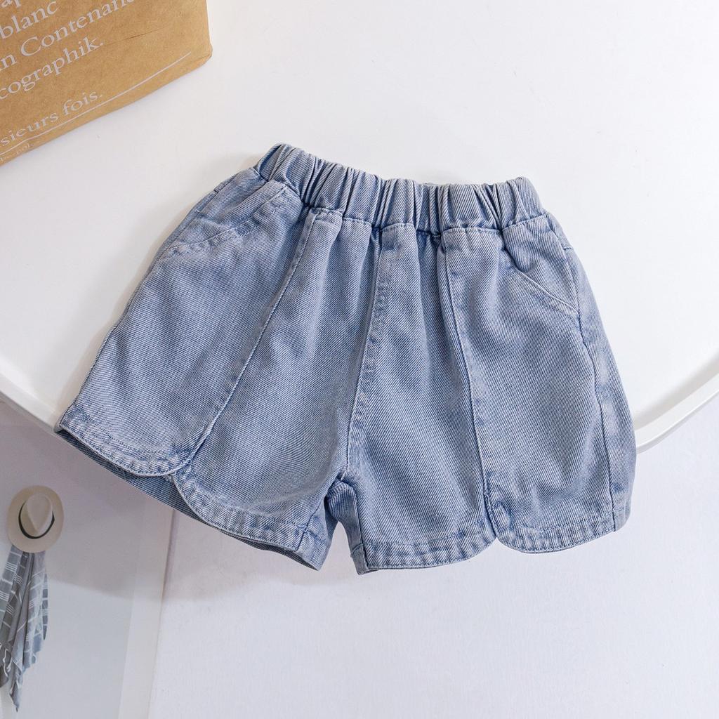 Девочки Лето Новая Летняя Одежда Стильная Детская Тонкая Футболка Шорты