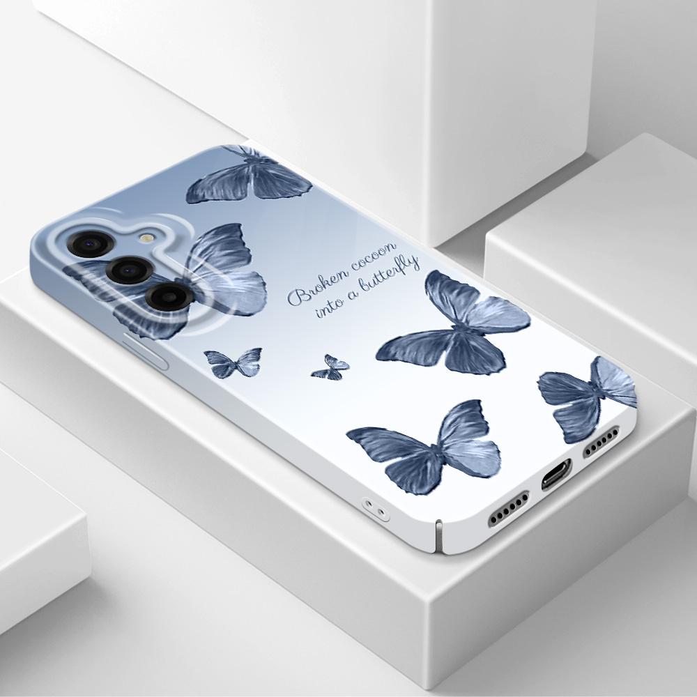 Alluring Butterfly Phone Case For Samsung Galaxy A57 A37 A17 A56 A36 A26 A16 A06 A55 A35 A25 A15 A05 4G 5G Film Hard Cover