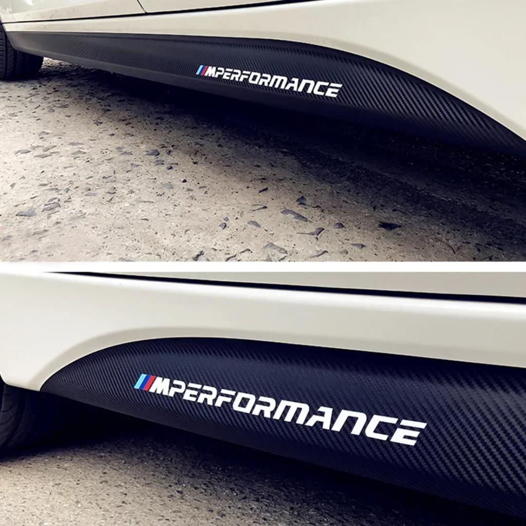 M Performance Logo Stickers For BMW E60 E61 E90 F10 F30 F31 F32 F33 F22 F23 F15 F85 G30 Side Skirt Vinyl Tuning Car Accessories WGLRK1