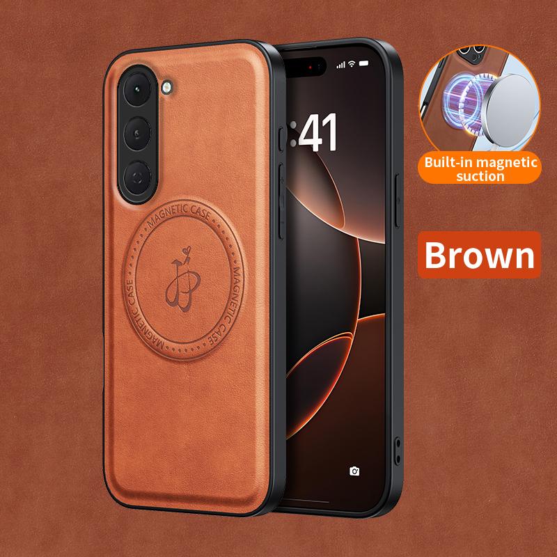 Магнитный чехол с беспроводной зарядкой для Tecno Spark 40 Pro Pro+ Plus 4G Защитная крышка из ПУ кожи Жесткая задняя крышка Coque Funda