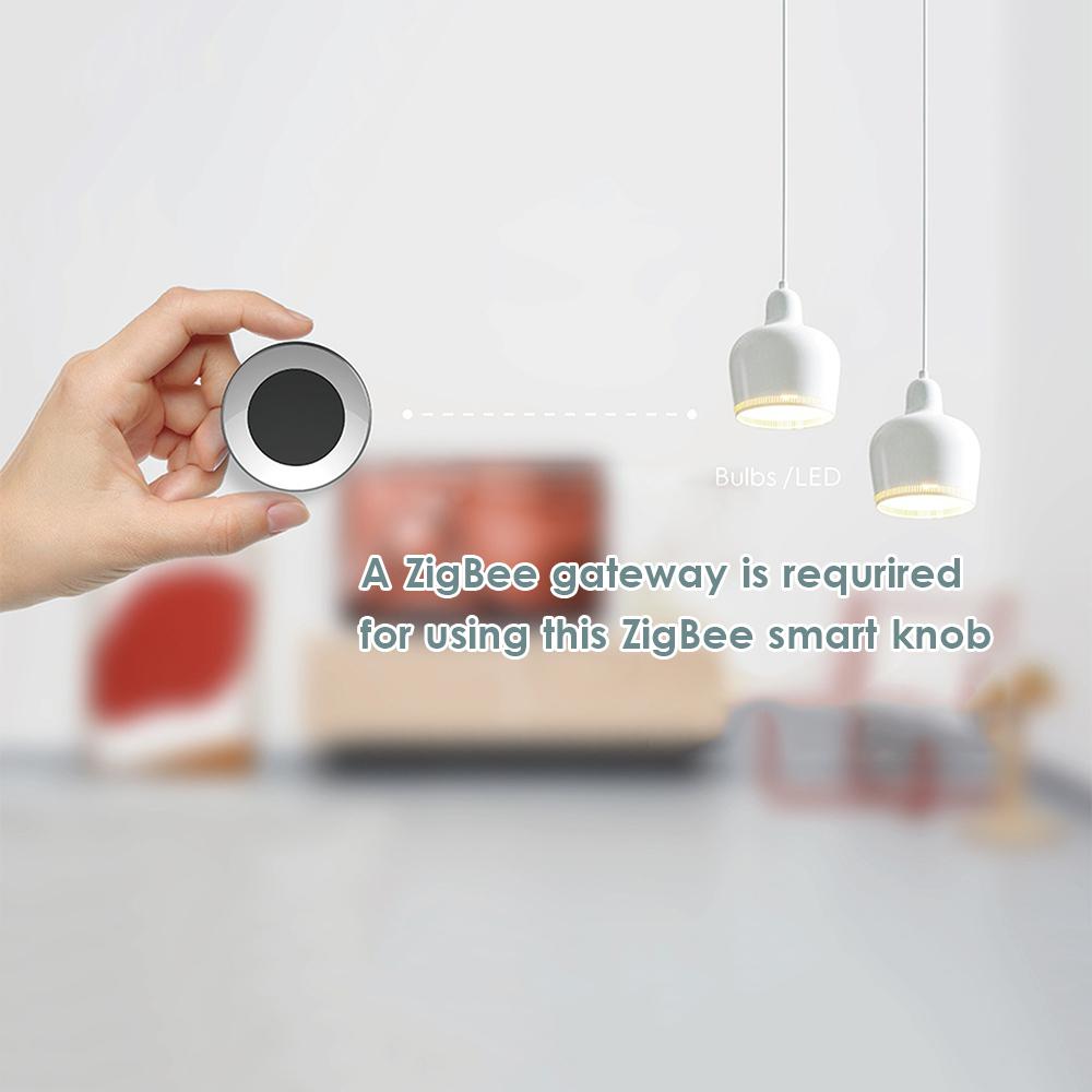 ZigBee 3.0 Smart Button Rotary Knob for DIY Home Automation Scene Linkage APP Remote Control Intelligent Light Switch