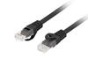 Patchcord Lanberg UTP kat.6 20m LSZH CU fluke passed czarny
