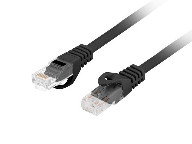 Patchcord Lanberg UTP cat.6 0.5m LSZH CU fluke passed black