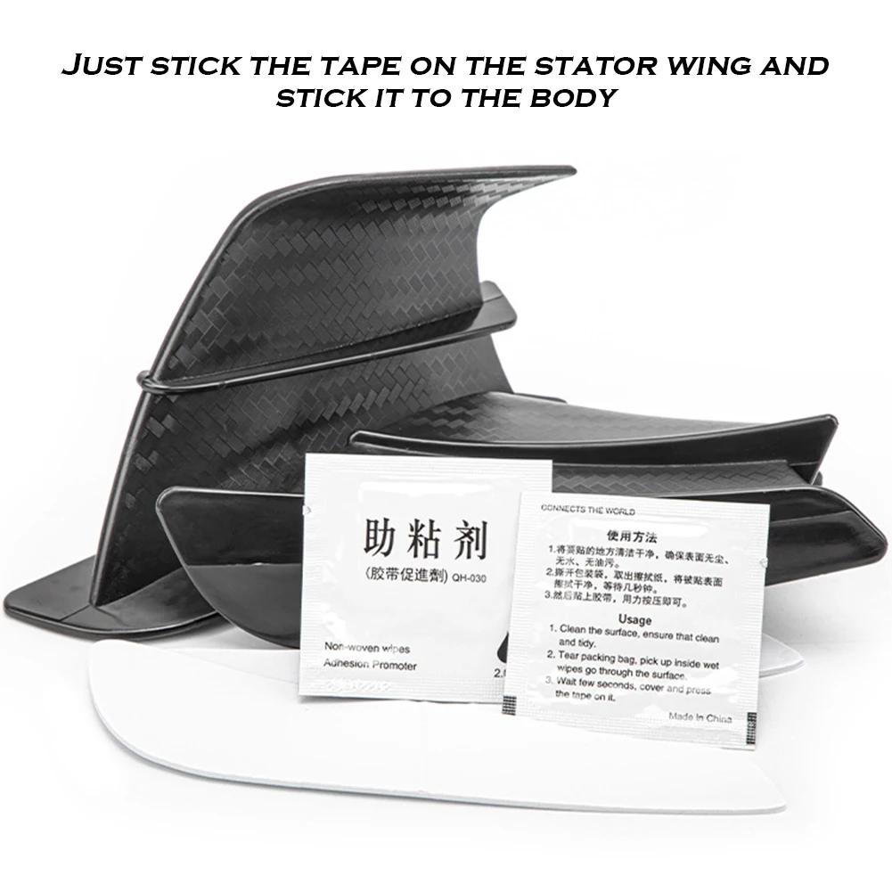 Motorcycle Winglet Aerodynamic Wing Kit Spoiler For Yamaha Suzuki Kawasaki Honda H2/H2R Scooter Motorcycle Modification Wings