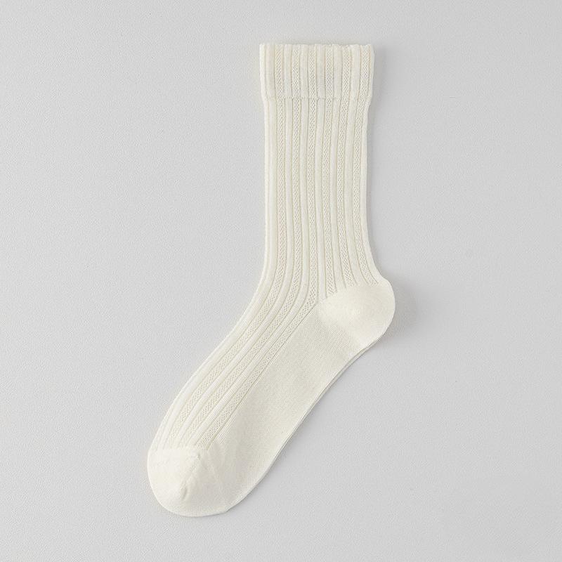 Женские тонкие хлопковые носки-сетка на весну и лето, носки-гольфы, прочные носки до середины икры, бесшовные длинные носки, модные носки