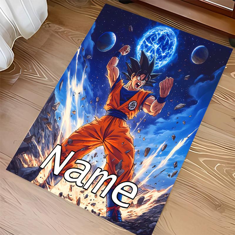 Custom personalization Dragon Ball Print Area Rug - Soft, Washable Non-Slip Indoor Mat,Living Room,Home&Office Decorative Rug
