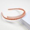 1PC Hair Clip Frosted Color Headband Women's Non-slip Band Teeth Simple Pressure Headband Face Headband Hair Accessories