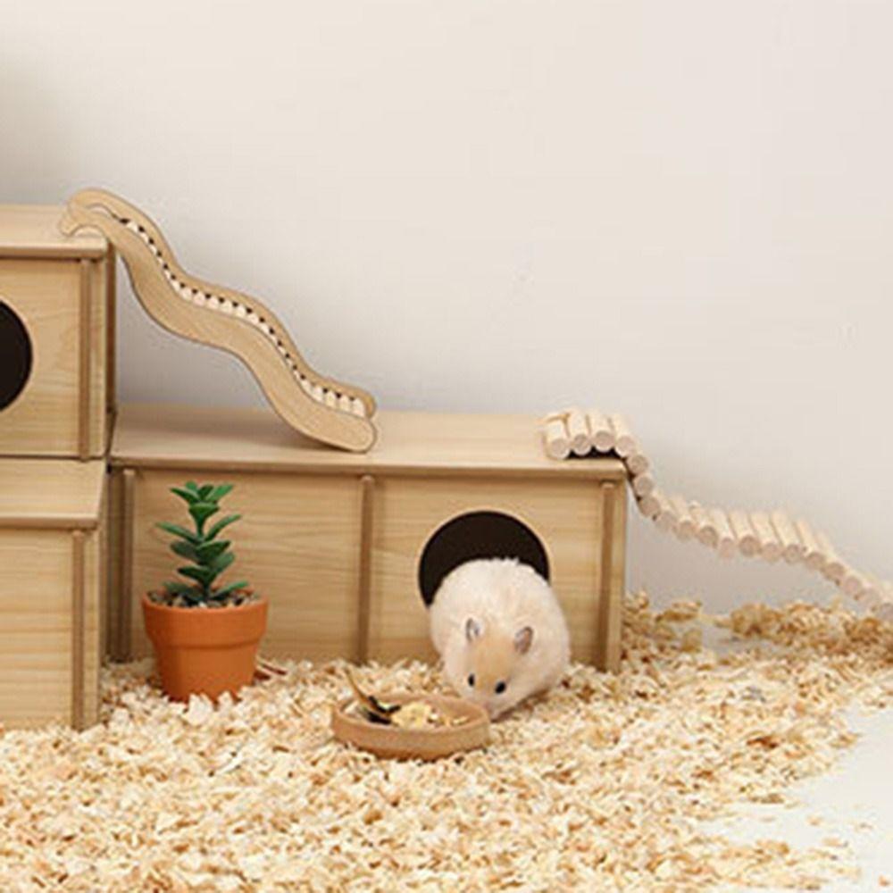 Multifunctional Animal Stairs Toy Cage Decoration Ramp Bridge  Small Animals