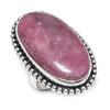 Pink Thulite Gemstone 925 Sterling Silver Jewelry Ring Size 6