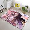 Genshin Impact HD Printed Carpet Household Rug Children's Room Living Room Chair Bedside Modern Simple Floor Mat Kawaii Rug