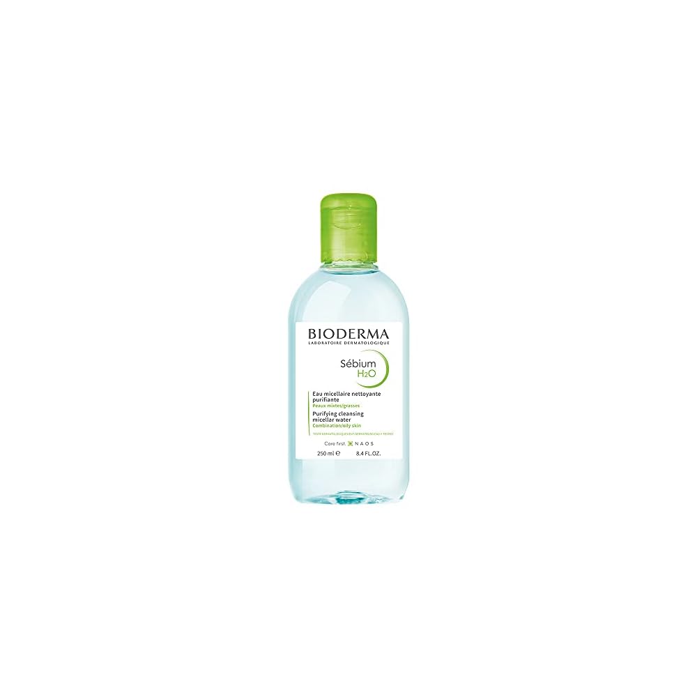 Bioderma Sebium DH2O 250mL Cleansing Water for Oily and Combination Skin. Makeup remover, cleansing