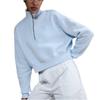 Nike Спортивная одежда Phoenix Флисовая толстовка Женская Синий тон/Холст DQ5767-423