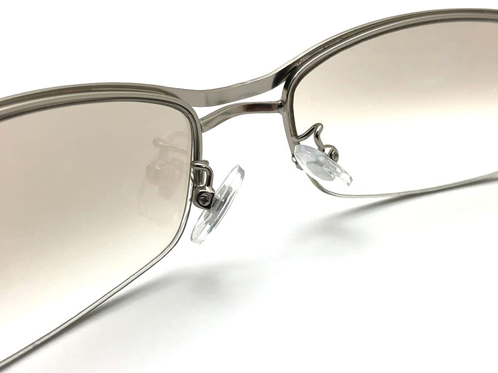 МЕТАЛЛИЧЕСКАЯ ПОЛОВИНА ОПРАВЫ СОЛНЦЕЗАЩИТНЫХ ОЧКОВ, СЕРЕБРИСТАЯ СВЕТЛО-КОРИЧНЕВАЯ ПОЛОВИНА [SPEED ADDICT] (металлические солнцезащитные очки) ×