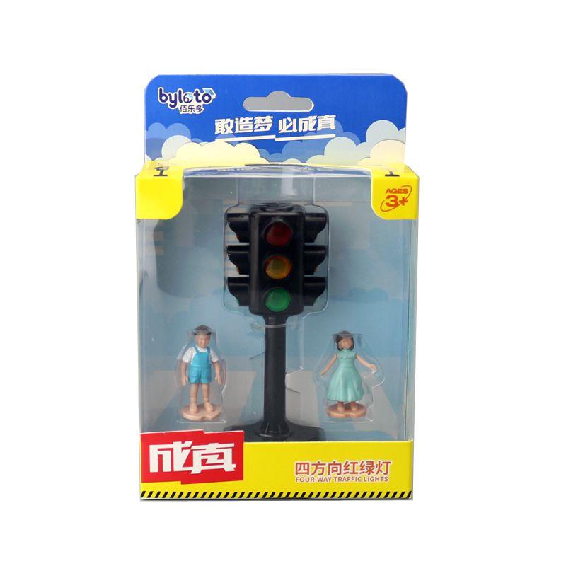 Plastic Traffic Signal Signal Light With Inertia Control For Childrens Educational Toy