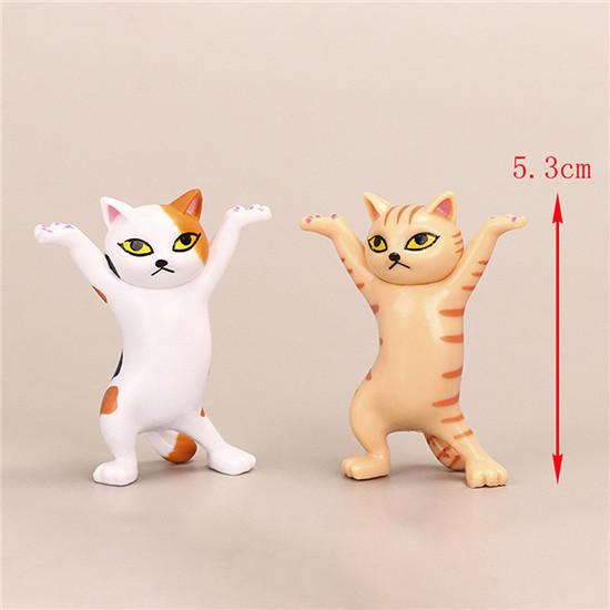 Enchanting Cat Pen Holder Cat Bracket Cute Decoration Hand-Made Home Decor Cat Ornaments Easter Decoration