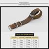 Extra Long Genuine Leather Burst-Pattern Watch Strap for Men & Women