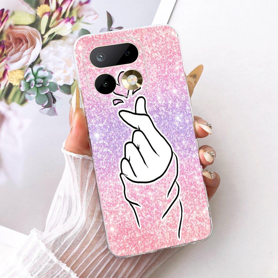 Transparent For Realme 16 Pro 5G Case Luxury Cute Cat Fashion Butterfly Cool Painted Casing For Realme RMX5121 RMX5120