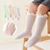 Summer Baby Girls Socks Toddlers Kids Long Knee High Mesh Thin Socks Hollow Out Soft Cotton Infant Socks For 0-5Years