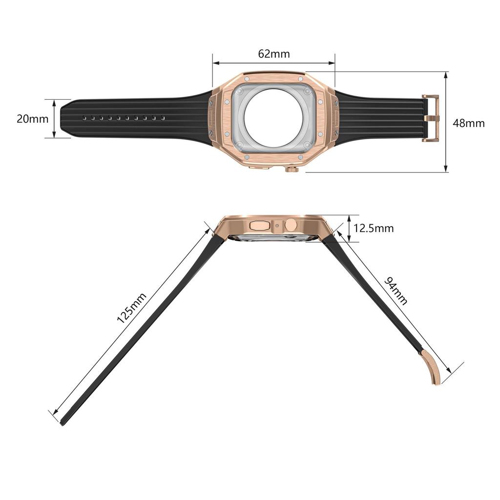 Совместимый металлический ремешок для Apple Watch Series 6 и 8 - Мгновенно преобразит ваши iWatch