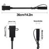 Мотоциклетные USB-зарядки Универсальный кабель-конвертер SAE в USB SAE Быстрый удлинитель 5 В 2 А для мобильного телефона
