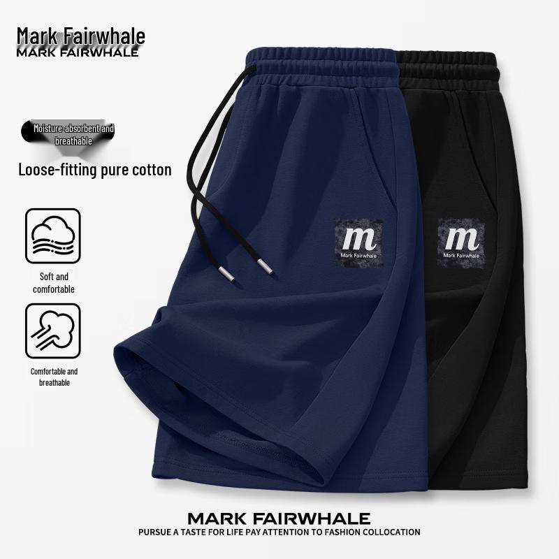 Mark Fairwhale Мужские повседневные хлопковые шорты с влагоотводящими свойствами