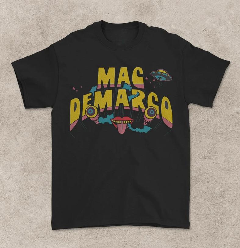Винтажная хлопковая черная футболка унисекс Mac DeMarco Star For Fans, полный размер, AG377