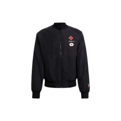 Neo X Wu Huang Wan Shui Collaboration Повседневная спортивная хлопковая летная куртка зимняя мужская куртка черного цвета GS5183