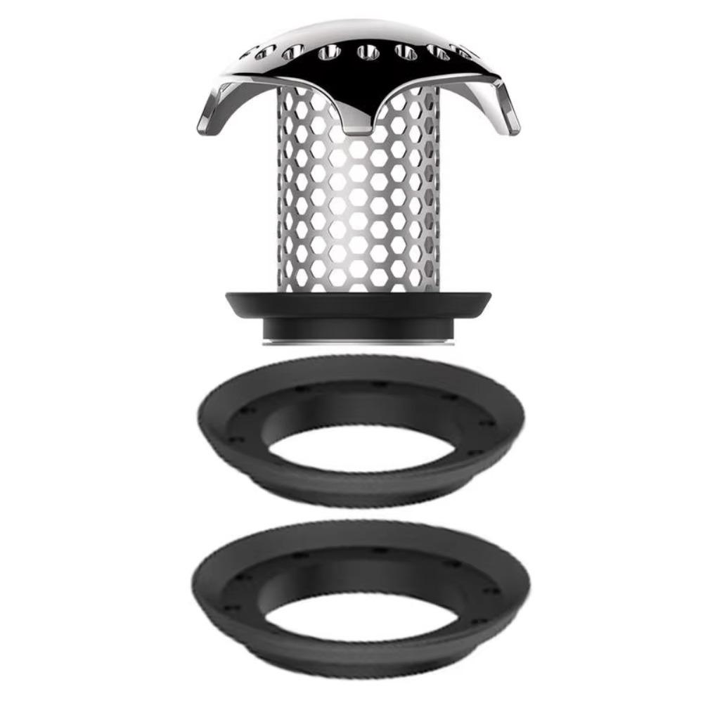Stainless Steel Hair Catcher Sturdy Construction Bathroom Basin Sink Plug  Bathroom