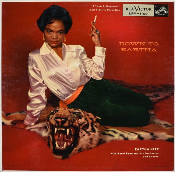 Виниловая пластинка EARTHA KITT Down To Eartha LPM1109 RCA Victor 1955 США Джаз Б/у