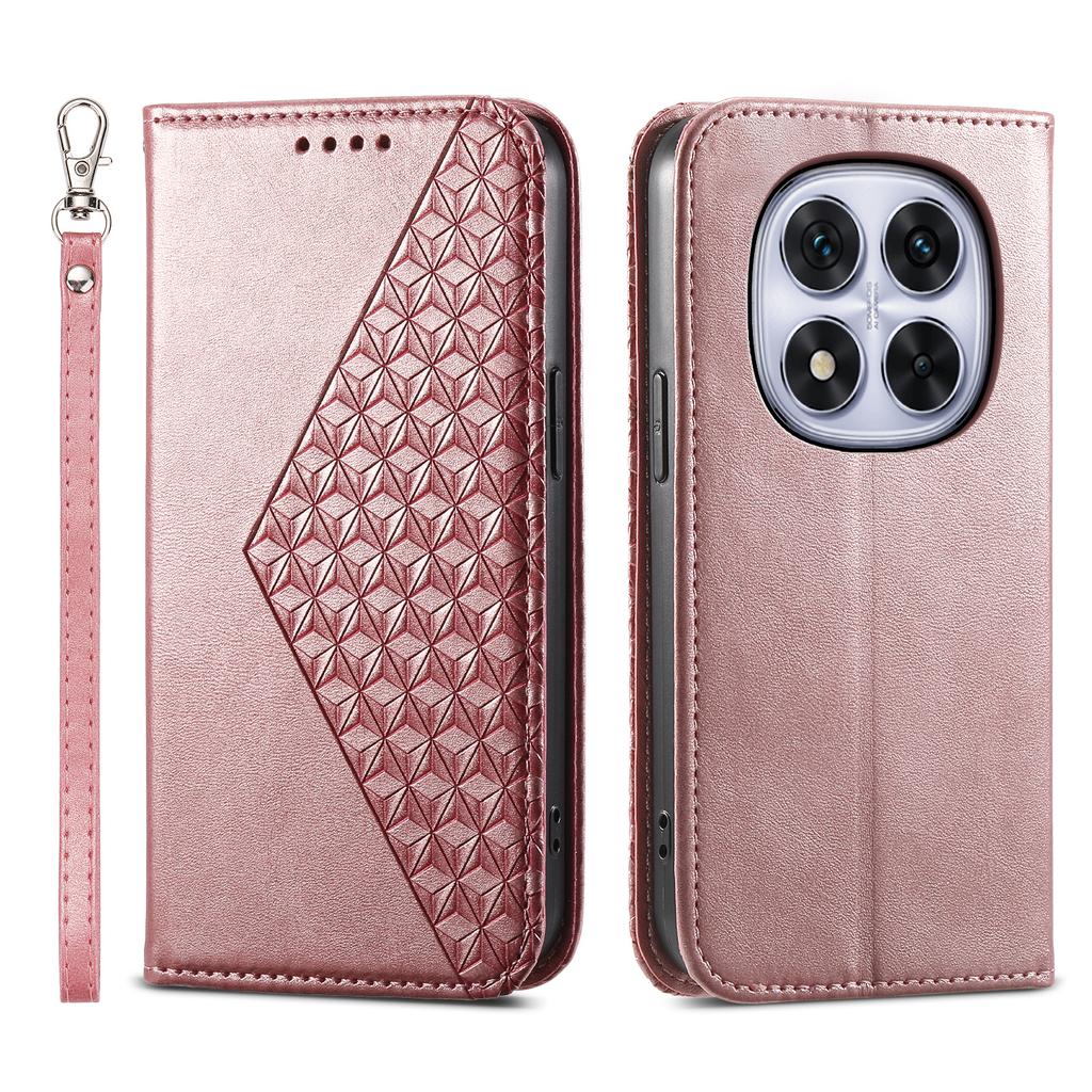 Чехол для Xiaomi Redmi Note 14 Pro 5G/Poco X7 5G, чехол для телефона из искусственной кожи с текстурой теленка с кошельком