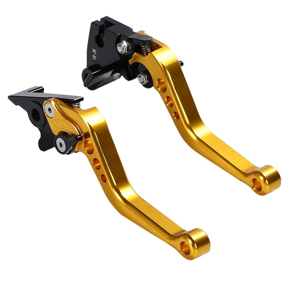 nakira Brake Clutch Lever Set Ninja250 Ninja400 Z250 Z400 Versis-X250 (Gold)