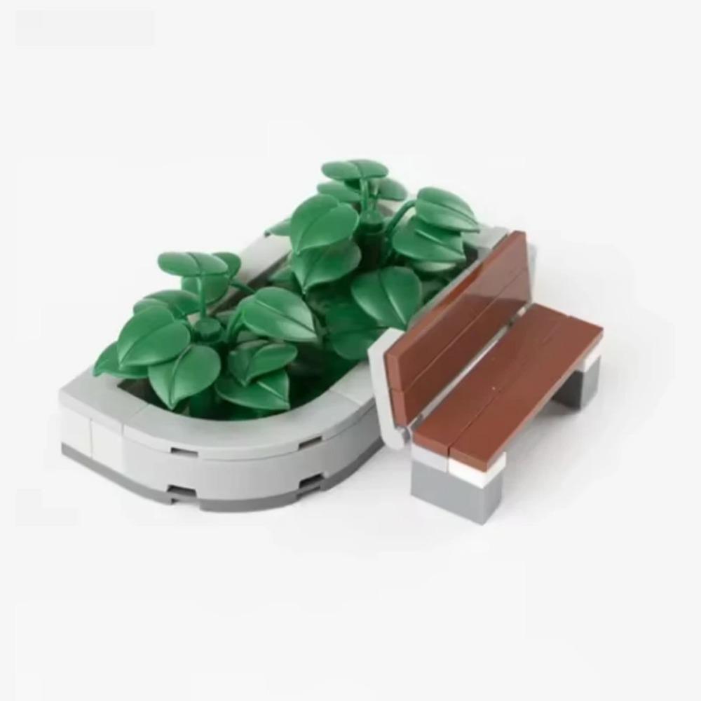 5 шт. Городской светофор Строительный блок MOC DIY Игрушка Сборка Уличный фонарь Мебель Сиденье Диван Кровать Телефон Книжный шкаф Аквариум K20