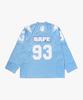 Bape Line Camo Multi-Logo Crop Fit Football Jersey (M) Sax
