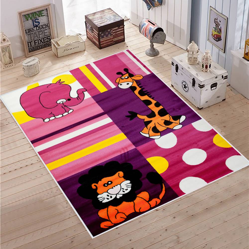 Mosimoso Home C018 Digital Print Dot Sole Children's Room Carpet Play Mat