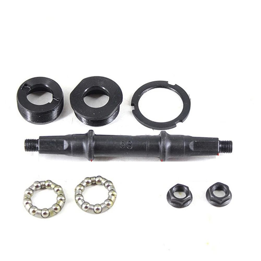 Ось для каретки 68 мм, квадратное отверстие, одинарная или комплект оси, каретка велосипеда