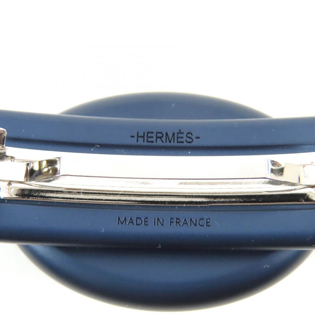 Pristine HERMES Valletta Tori Mayon PM Chéne Dunkel Navy aluminum Women Used