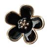 10 шт. Красивые пуговицы-цветы 12 мм белые/черные сливовые цветки металлические пуговицы декоративные пуговицы для одежды