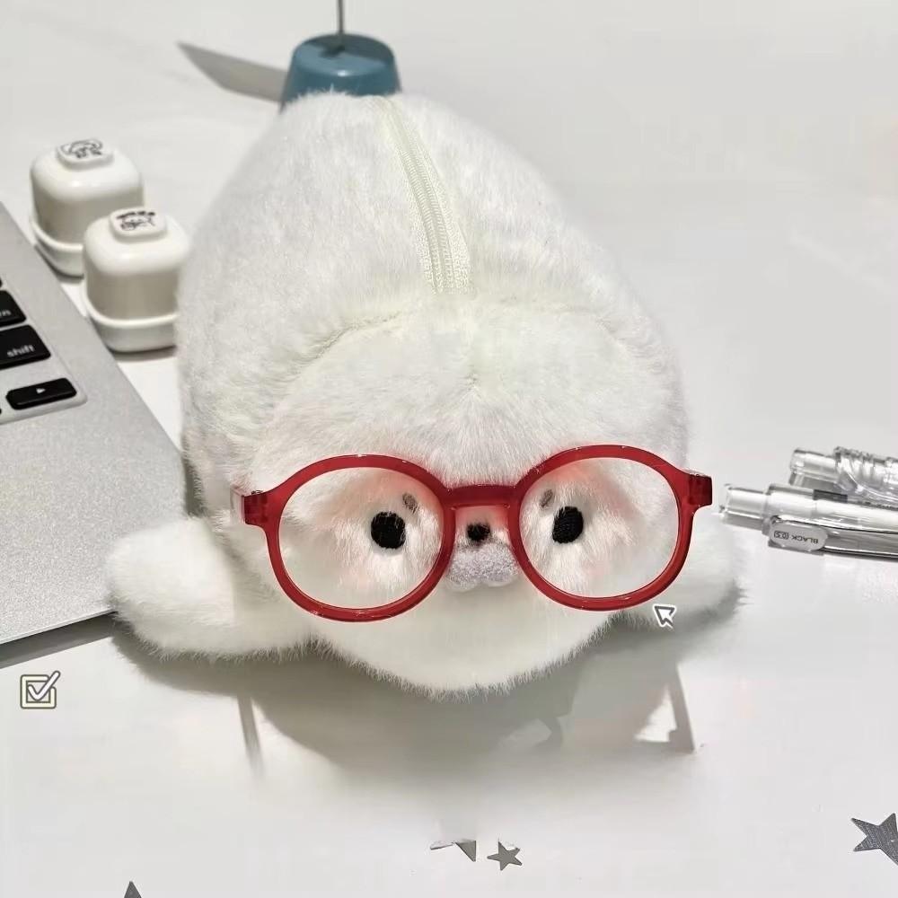 Animal Seal Doll Pen Pouch Large Capacity Stationery Storage Bag Little Seal Pencil Case  Daily Use