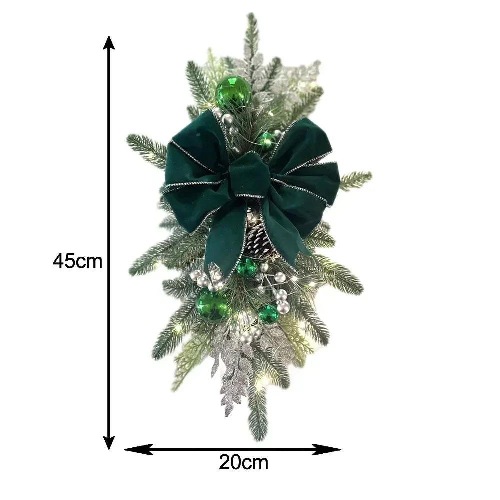 For Stairs For Windows Holiday Decor Indoor Outdoor Decoration Christmas Celebration Gold Red Green Sturdy Construction