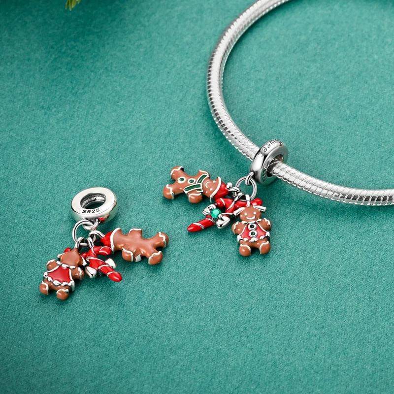 Медные Рождественские Хэллоуин Тыква Подвески Шармы Бусины Подходят для Оригинального Браслета Ожерелья для Женщин Сделай Сам