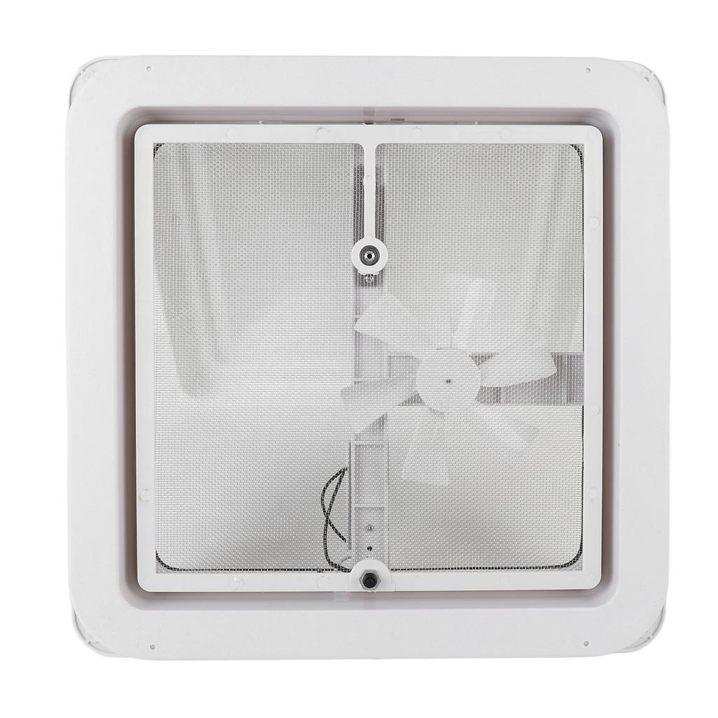 14 Inches RV Roof Vent Fan with Remote Control DC12V Reversible Motor 6 Inch Blade Bathroom Vent Fan for Trailers