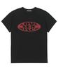 SHIRTMYLIPS Любовь Любовь Диско-Рок-звезда Укороченная Футболка Черная