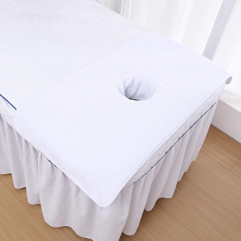 1 шт 40*80 см спа полотенце кровать бандана коралловый бархат массажный стол планка полотенце для лица ананас решетка