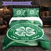 Celtic FC Themed Bedding 3Pcs Duvet Cover Set Decorative Bed Linen For Teen Room Home Decoration