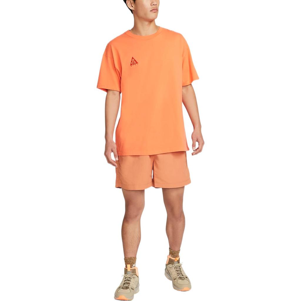 Nike ACG Pure Color Drawstring Спортивные повседневные шорты Мужские шорты Ржаво-оранжевый CZ6705-872