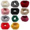 Thickened Wool Bib Neck Wraps Warm Scarves Retro Knitted Scarf  Women